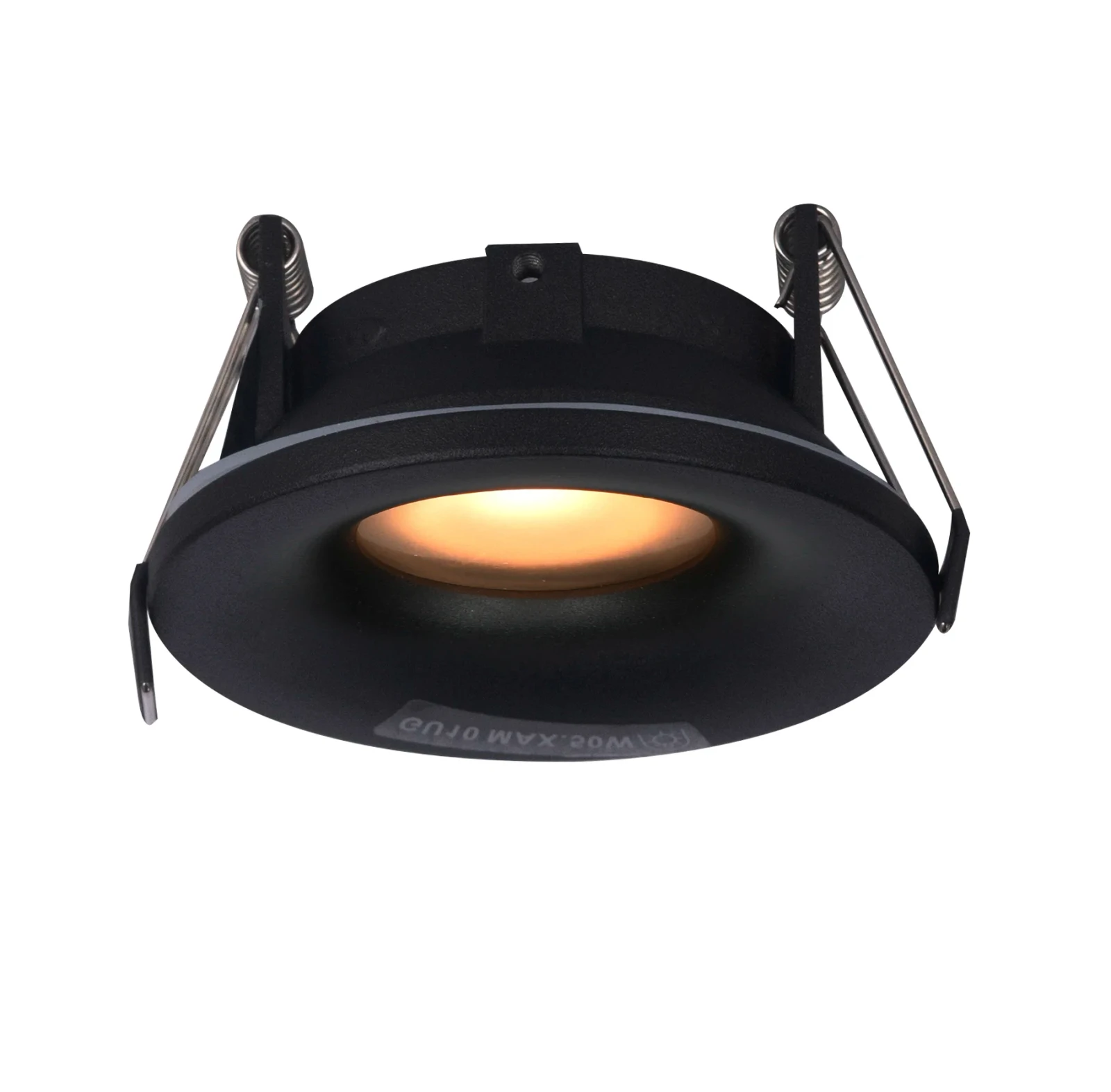 LED GU10 Inbouwspot Armatuur, DAZZLE IP, Zwart, IP44