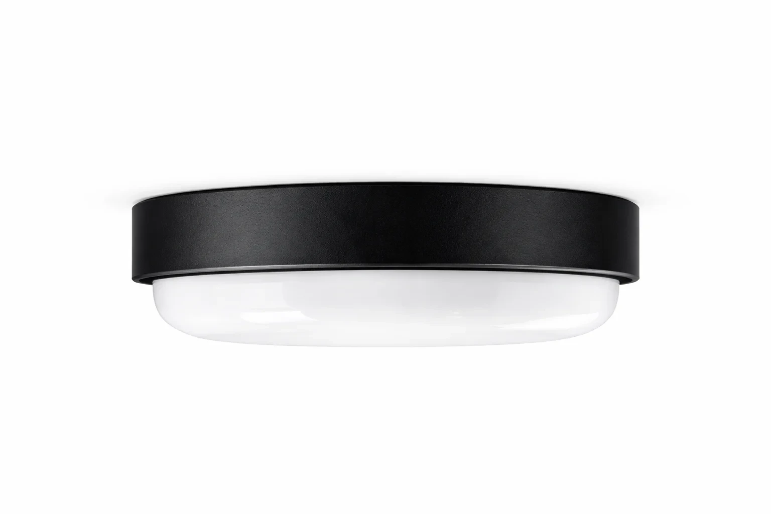 LED Plafondlamp, 14W, 1200 lumen, Ø19 cm, CCT 3000K-4000K-6500K, IP54, Zwart