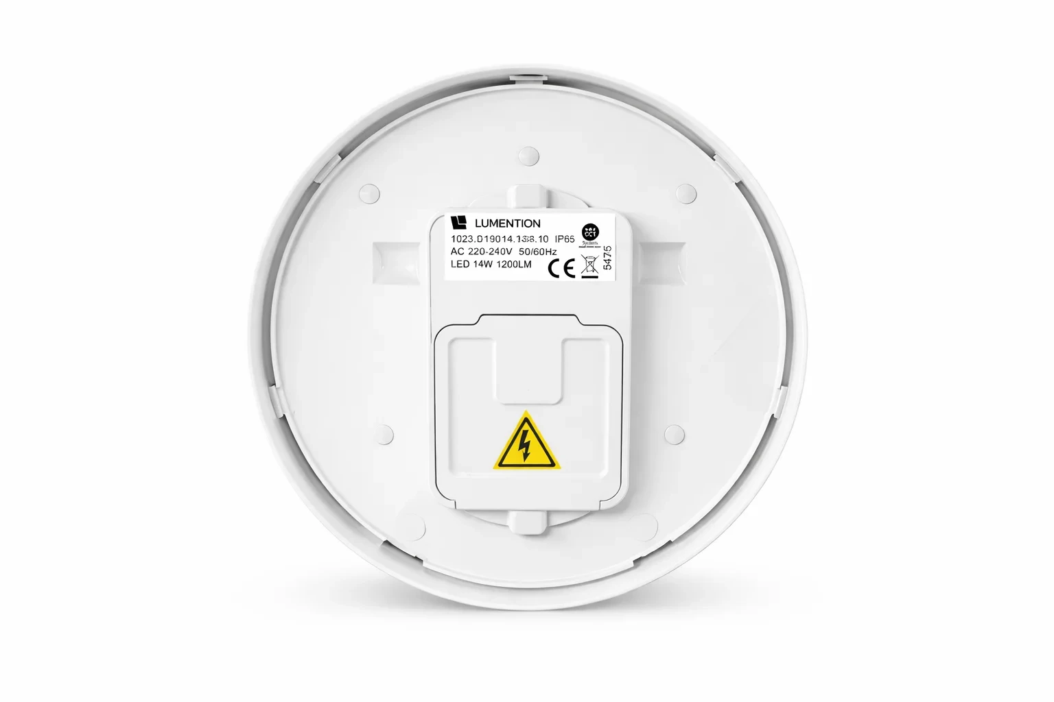 LED Plafondlamp, 14W, 1200 lumen, Ø19 cm, CCT 3000K-4000K-6500K, IP54, Wit
