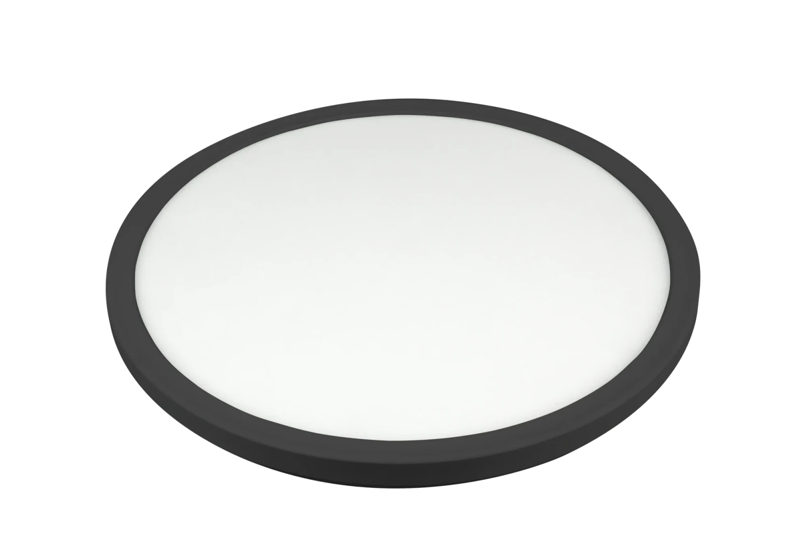 LED Plafondlamp, 15W, 1350 lumen, Ø22 cm, CCT 3000K-4000K-6500K, IP54, Zwart