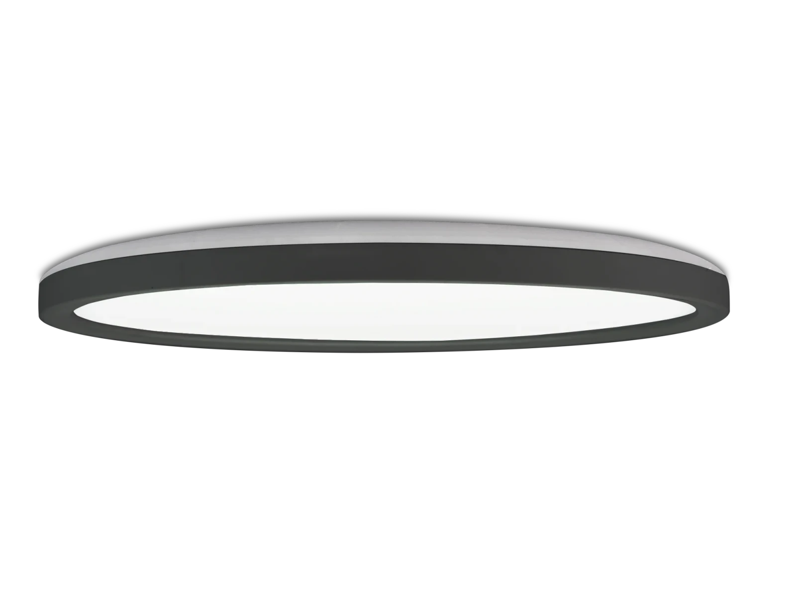 LED Plafondlamp, 15W, 1350 lumen, Ø22 cm, CCT 3000K-4000K-6500K, IP54, Zwart