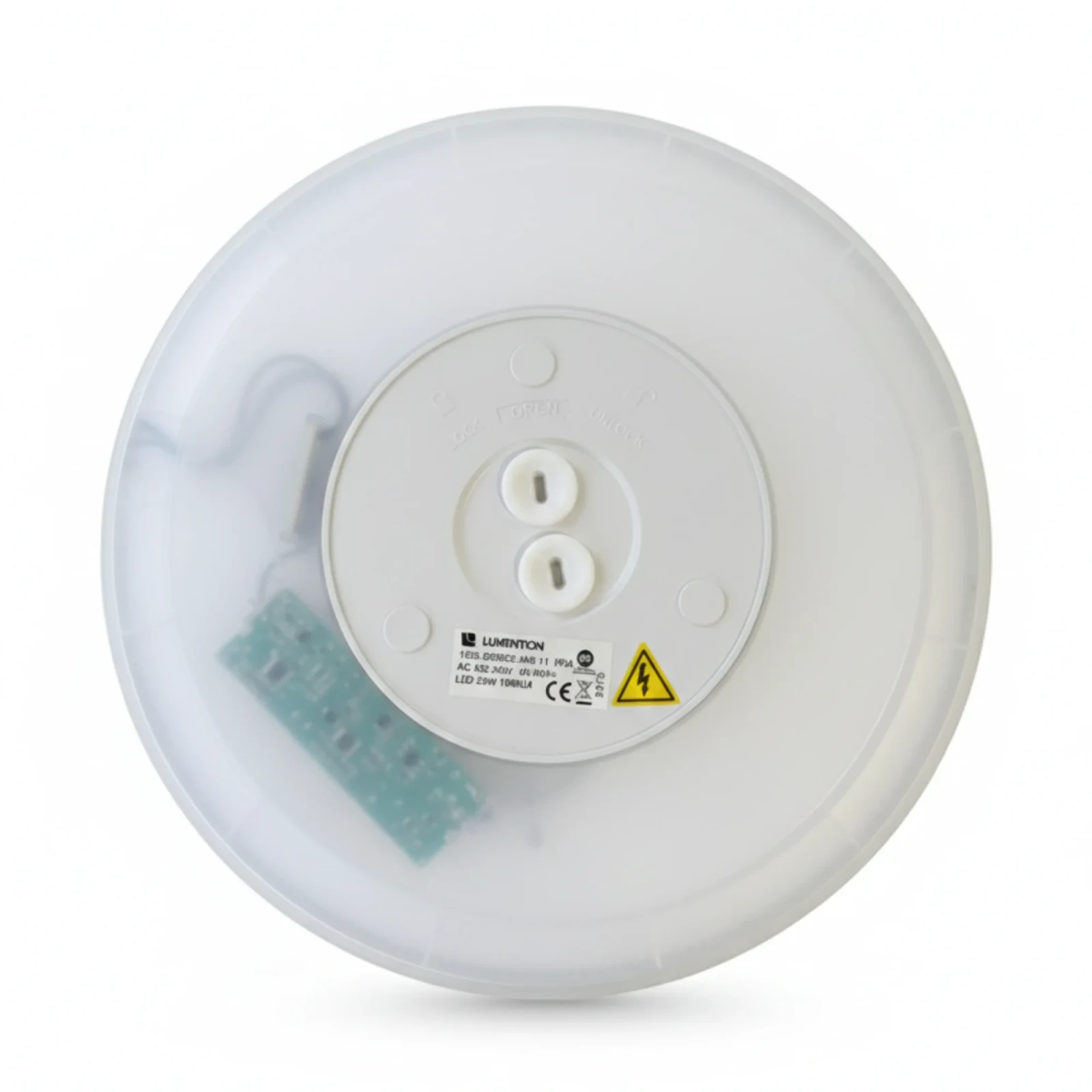 LED Plafondlamp, 36W, Ø40 cm, CCT 3000K-4000K-6500K, IP54, Wit