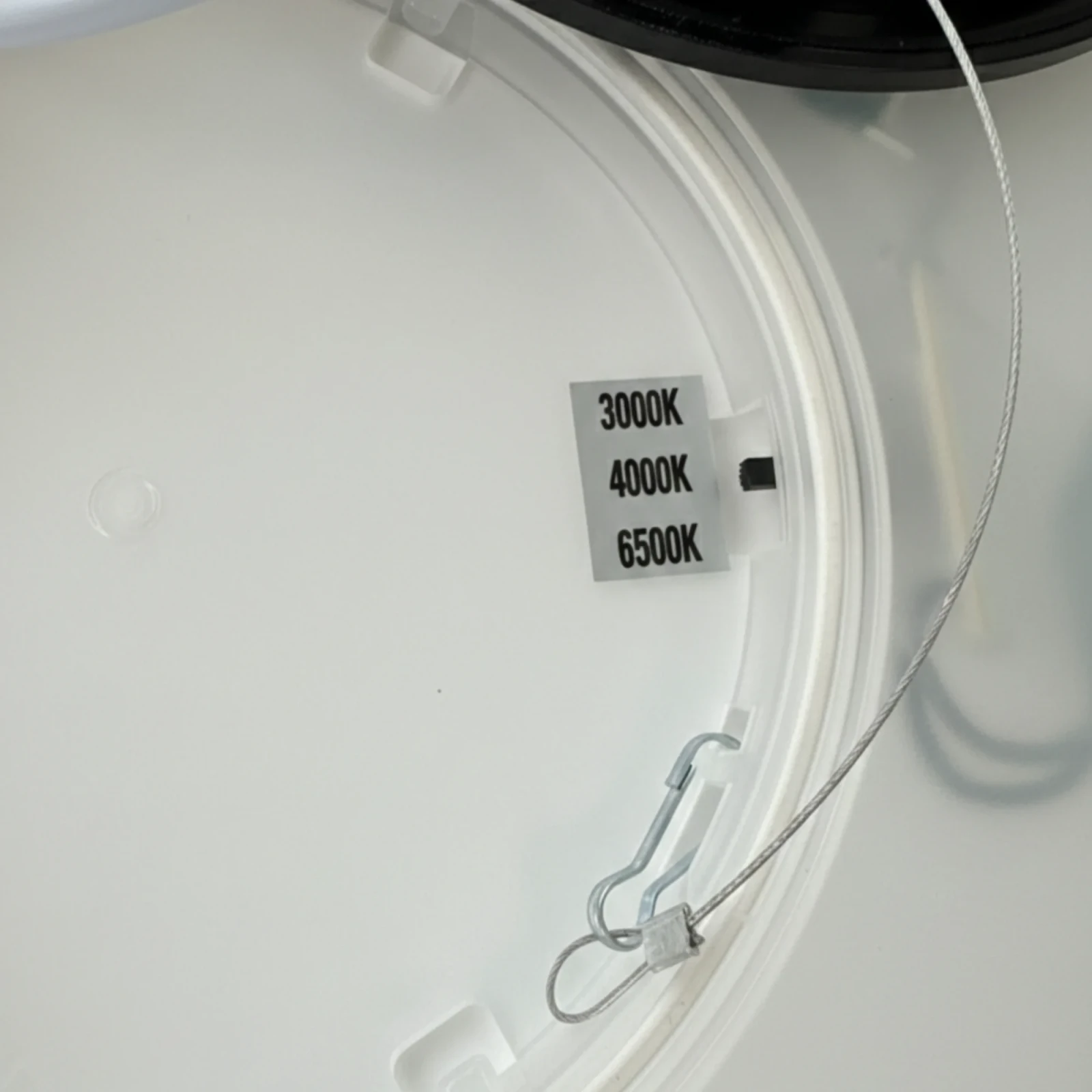 LED Plafondlamp, 48W, Ø50 cm, CCT 3000K-4000K-6500K, IP54, Wit