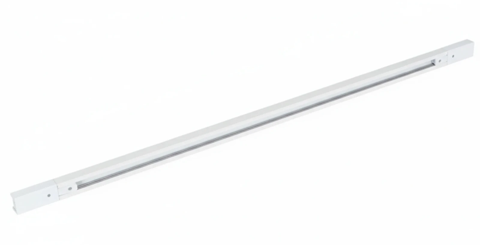 1-fase spanningsrail, 1000mm, Wit