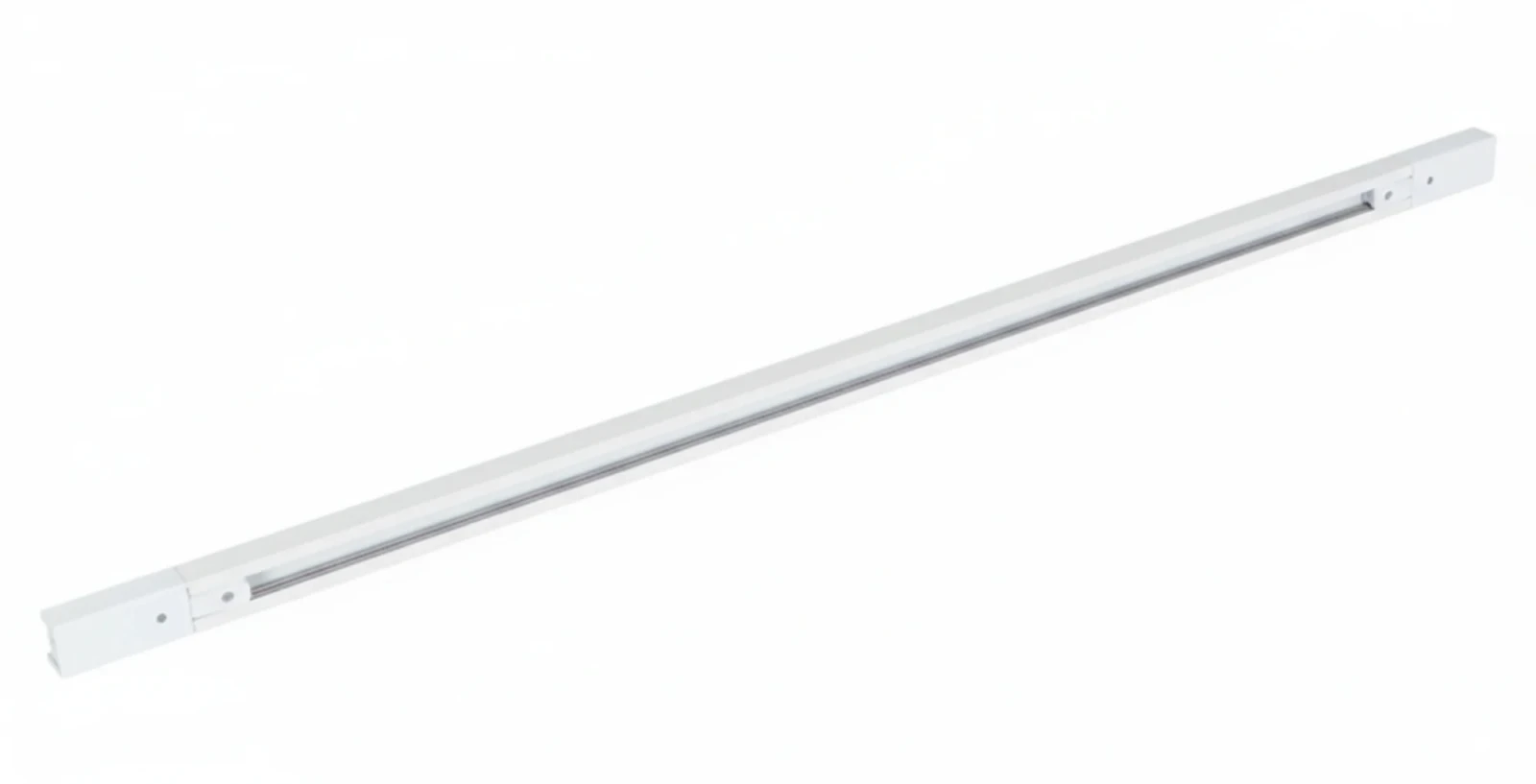 1-fase spanningsrail, 1500mm, Wit