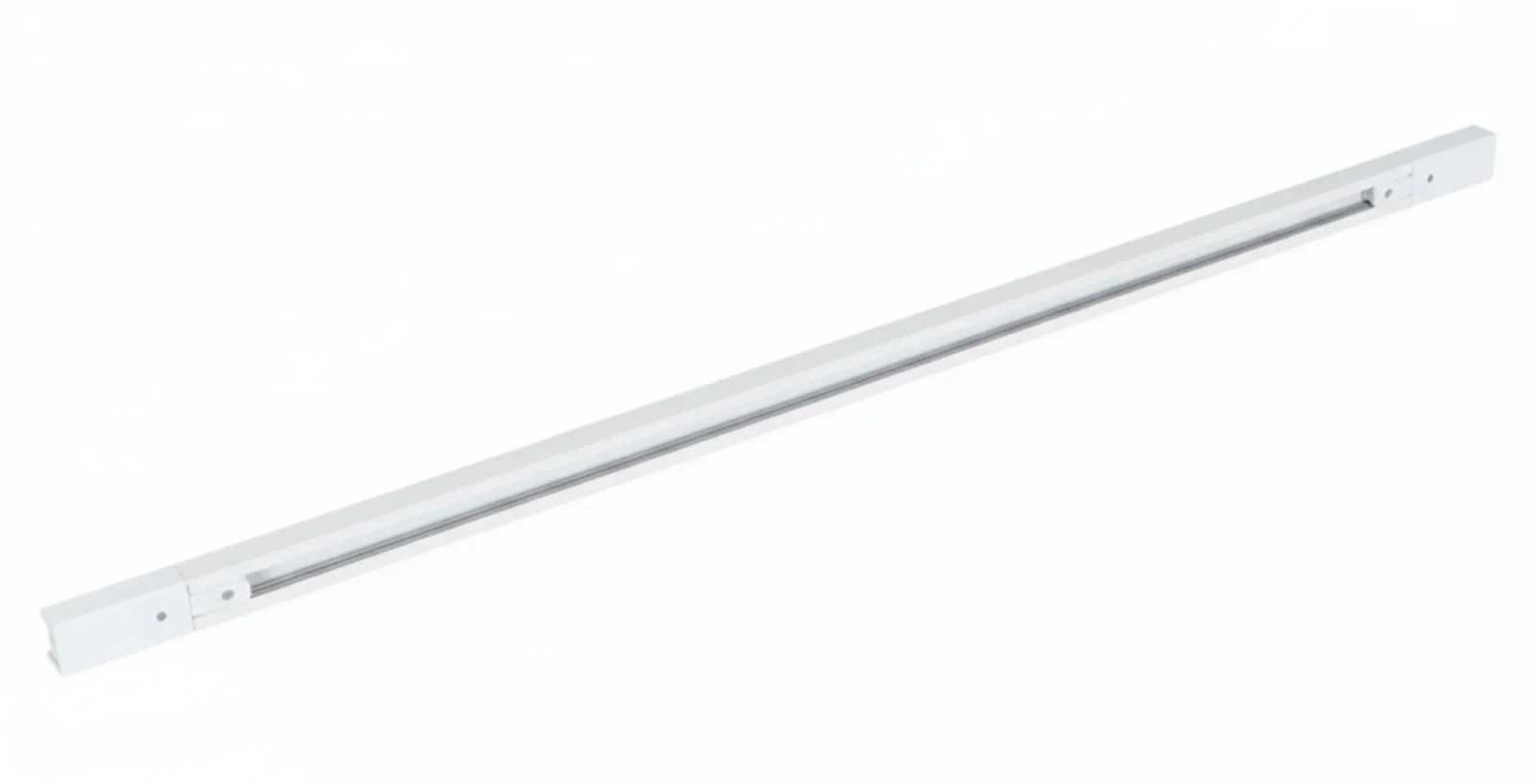 1-fase spanningsrail, 2000mm, Wit