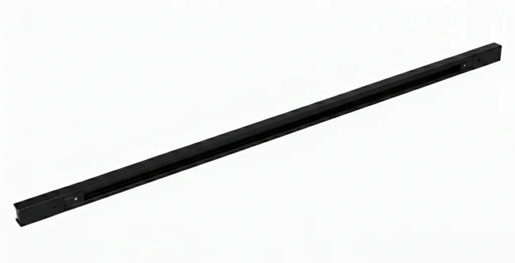 1-fase spanningsrail, 2000mm, Zwart