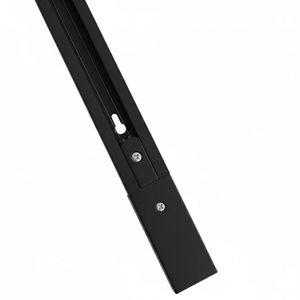 1-fase spanningsrail, 3000mm, Zwart