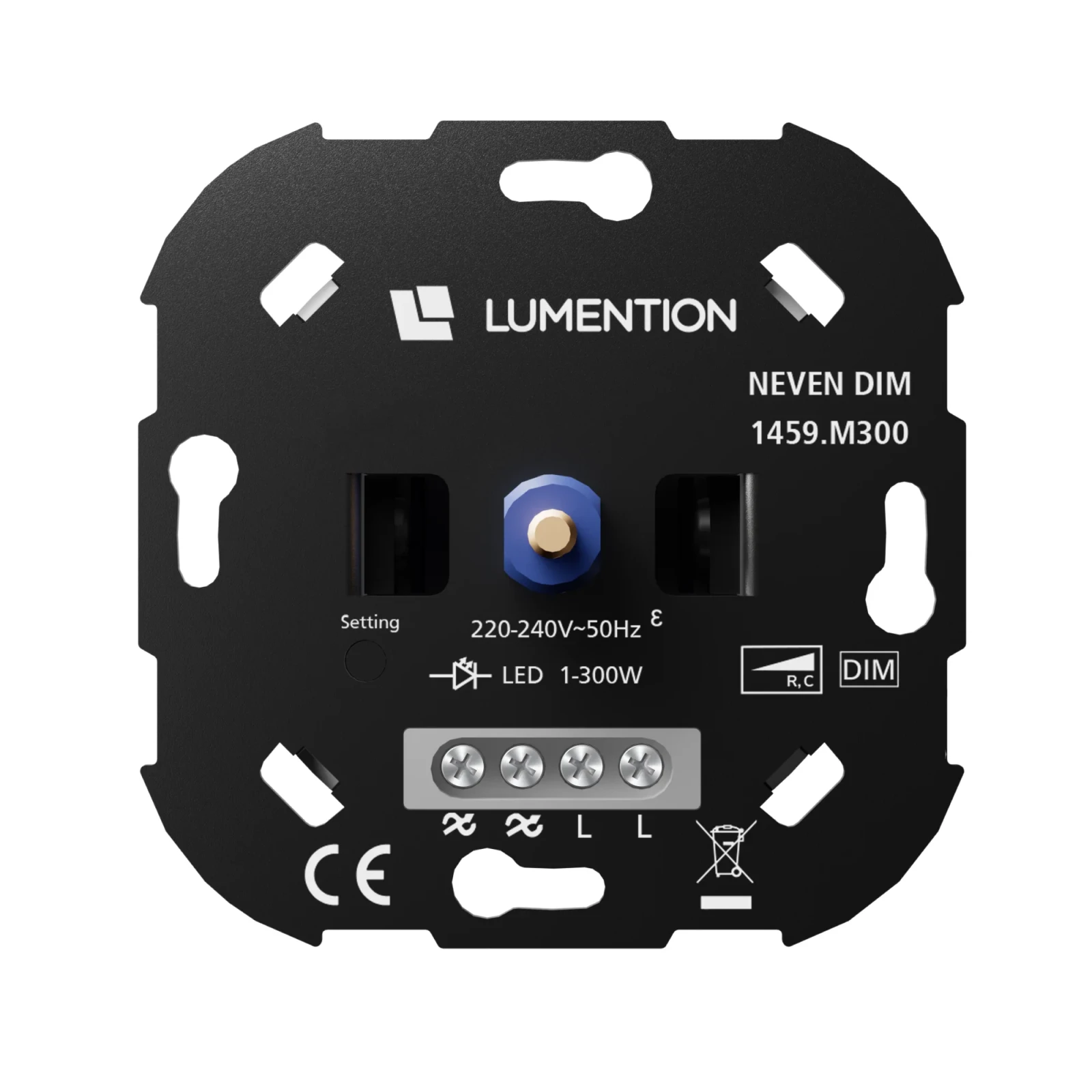 LED Nevendimmer, 1–300W, 220–240V, Fase Afsnijding