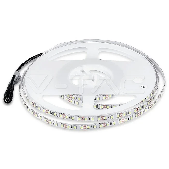 LED Strip 5 meter, 7.2W/m, 6400K Helder wit, IP20, 12V