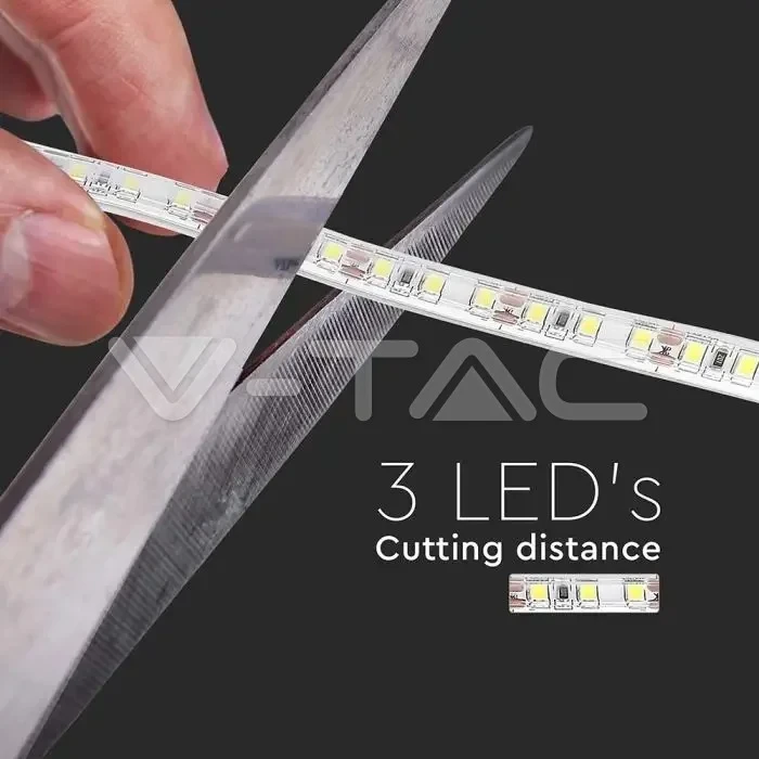 LED Strip 5 meter, 3000K Warm Wit, IP65, 12V