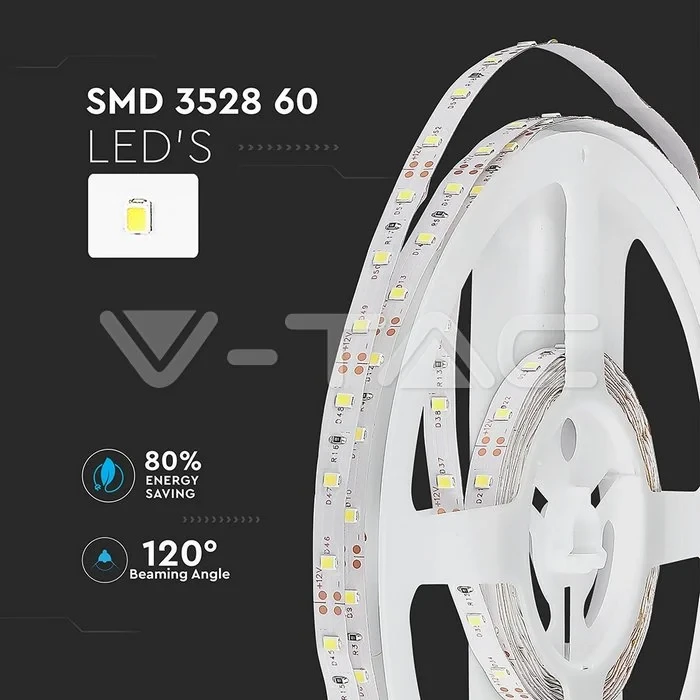LED Strip 5 meter, Groen, IP20, 12V