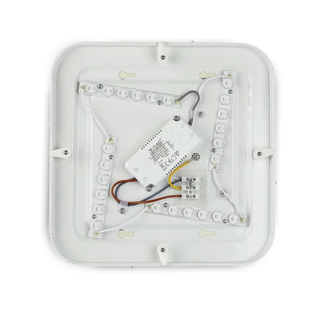 LED Plafondlamp, 25W, 3000K, Vierkant