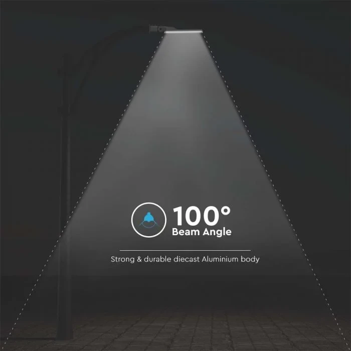 LED Straatlamp, Fotocel Sensor, 30W, Samsung Chip, Adapter, 6500K