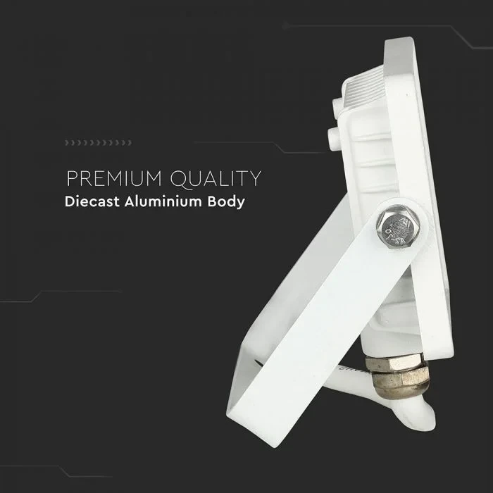 LED Breedstraler, SMD, 10W, Samsung Chip, 3000K, Wit