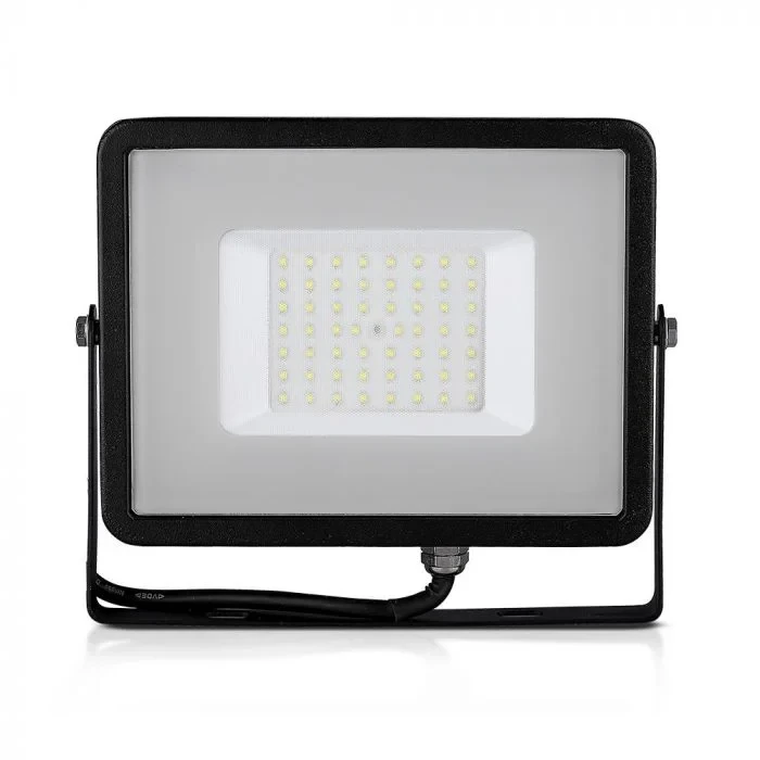 LED Breedstraler, 50W, 3000K Warm Wit, 4000lm, IP65, Zwart