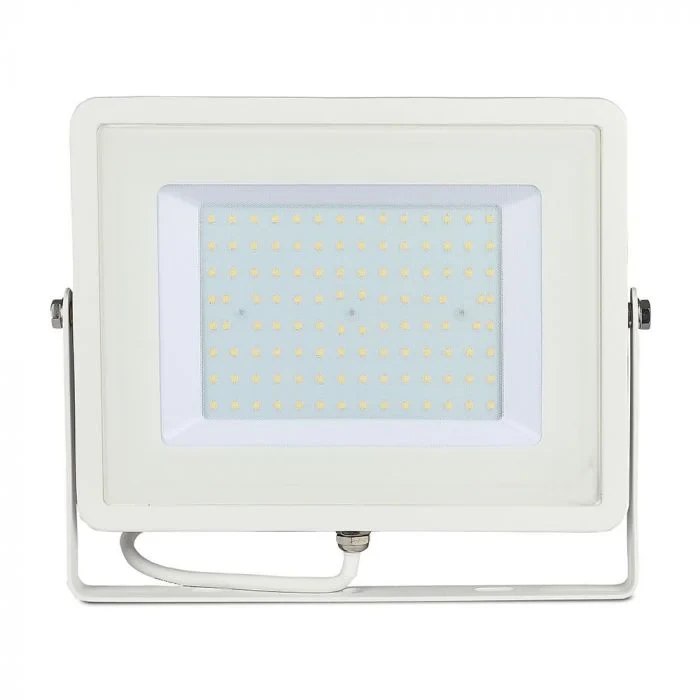 LED Breedstraler, 100W, SMD, Samsung LED Chip, 3000K, Witte Behuizing