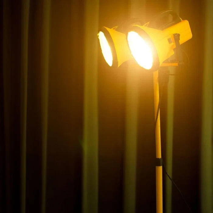 Statief voor Vloedlamp, Gele Behuizing