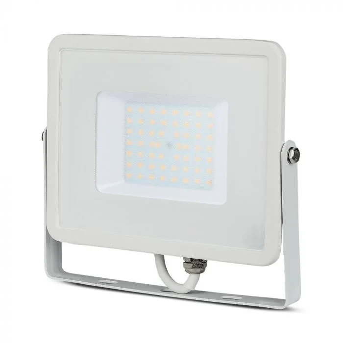 LED Breedstraler, 50W, SMD, Samsung LED Chip, 6500K, Witte Behuizing