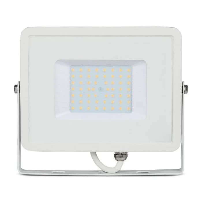 LED Breedstraler, 50W, SMD, Samsung LED Chip, 6500K, Witte Behuizing