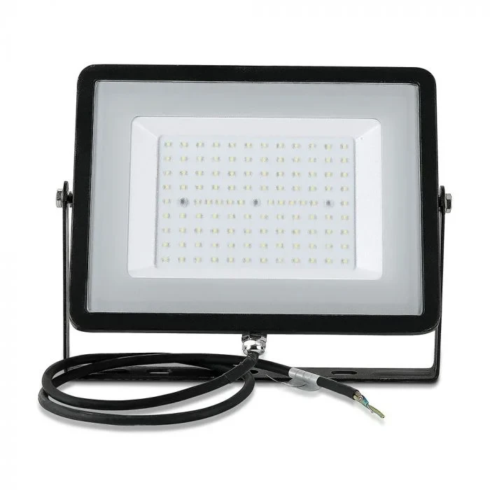 LED Breedstraler, 100W, SMD, Samsung LED Chip, 6400K, Zwarte Behuizing