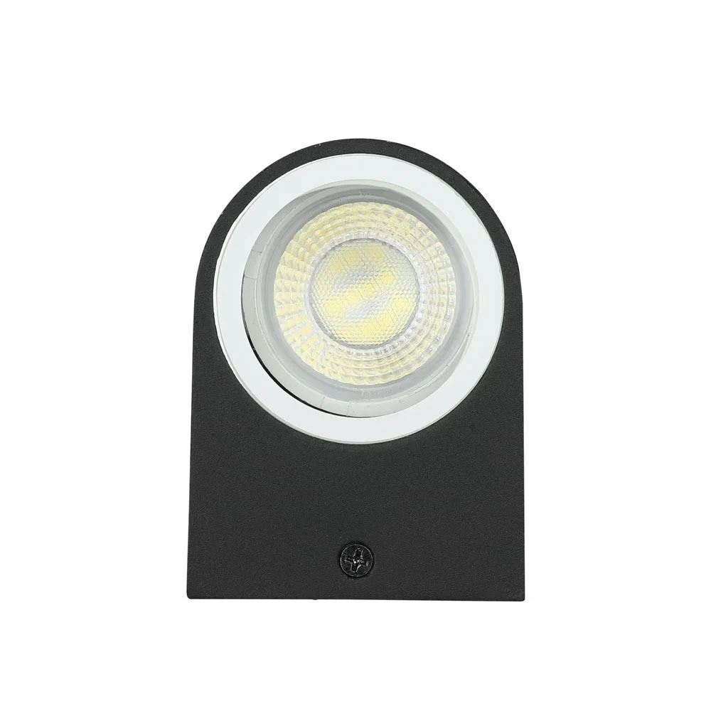 LED Wandlamp Buiten, GU10, Zwart, IP44