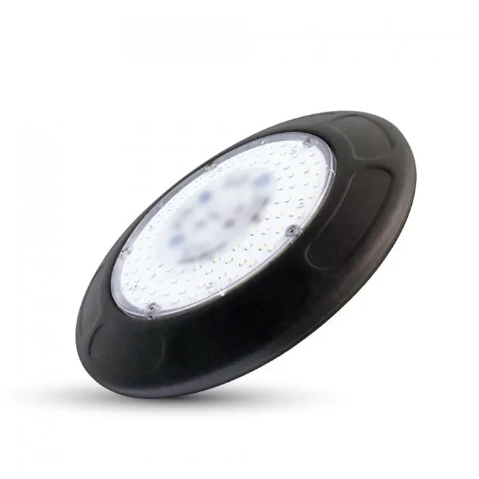 LED High Bay, 100W, UFO, Zwarte Behuizing