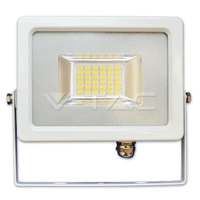 LED Breedstraler, 20W, SMD, 6000K Koud Wit, 1600lm, IP65, Zwart