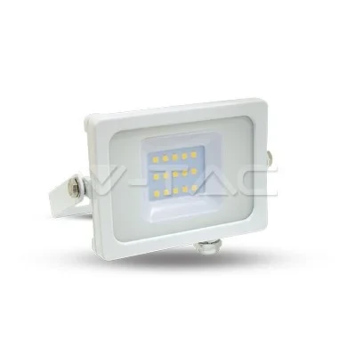 LED Breedstraler, 10W, SMD, 3000K Warm Wit, 800lm, IP65, Zwart