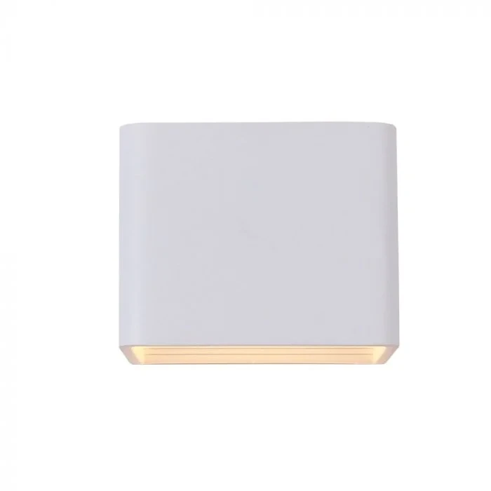 LED Wandlamp, 5W, Vierkant, Wit, 3000K Warm Wit