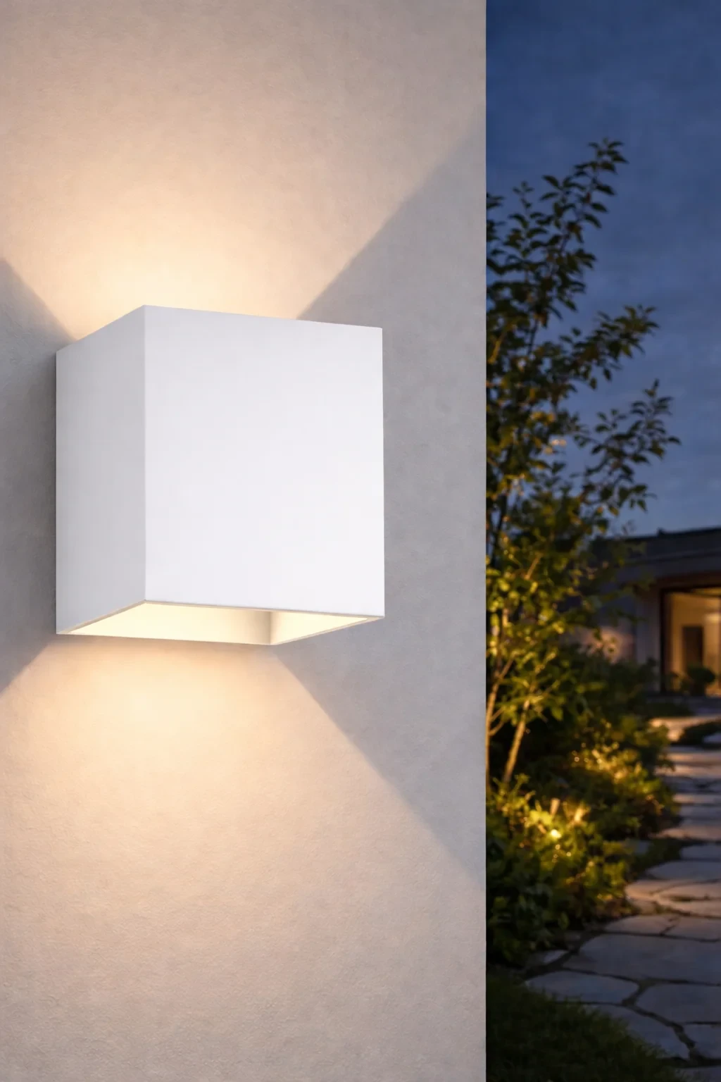 LED Wandlamp, 5W, Vierkant, Wit, 3000K Warm Wit