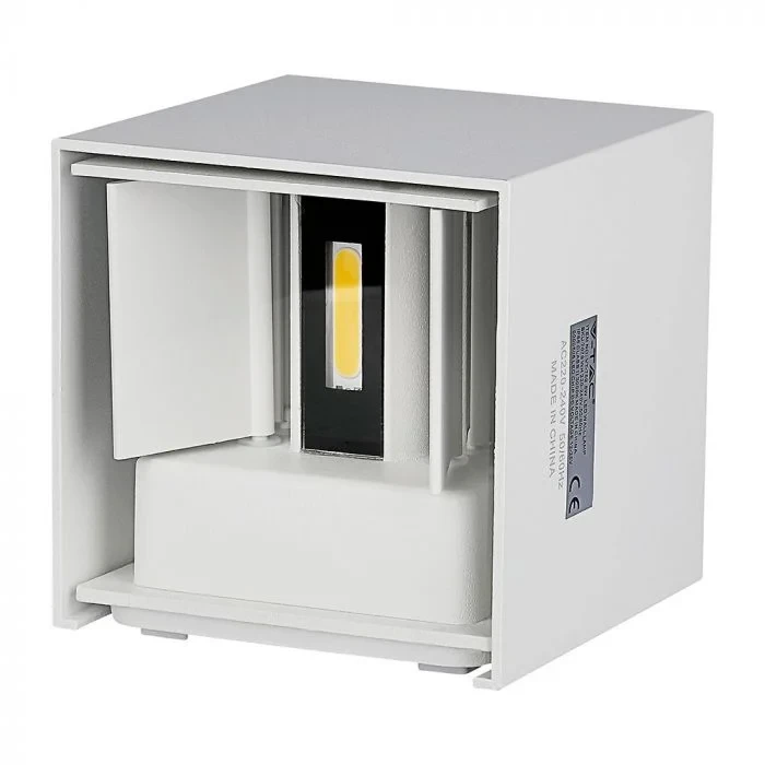 LED Wandlamp, 5W, Vierkant, Wit, 3000K Warm Wit