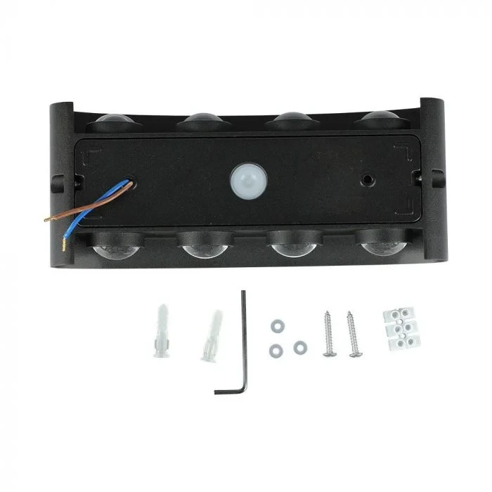 LED Wandlamp, 7W, Zandzwart, 3000K Warm Wit
