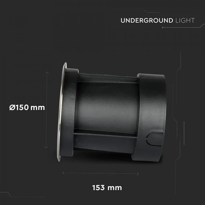 LED Ondergrondse Lamp, 12W, 4000K Neutraal Wit, IP67