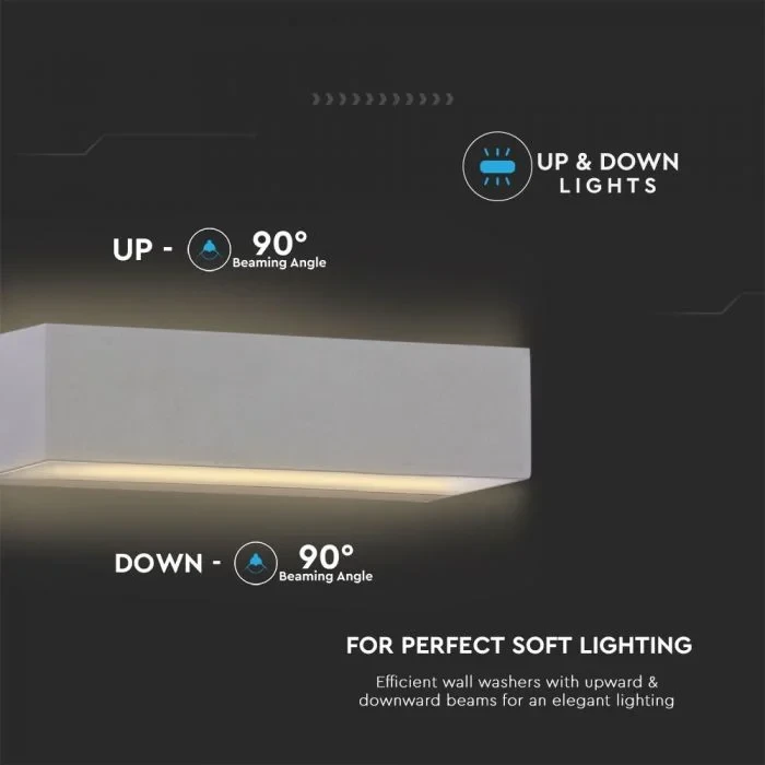 LED Buitenverlichting, 12W, 3000K Warm Wit, Grijs