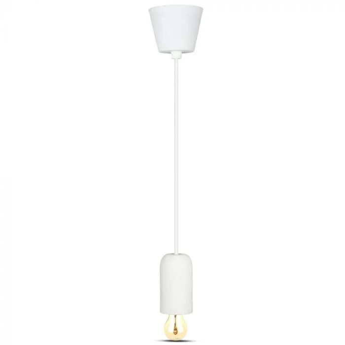 Hanglamp, E27, Wit