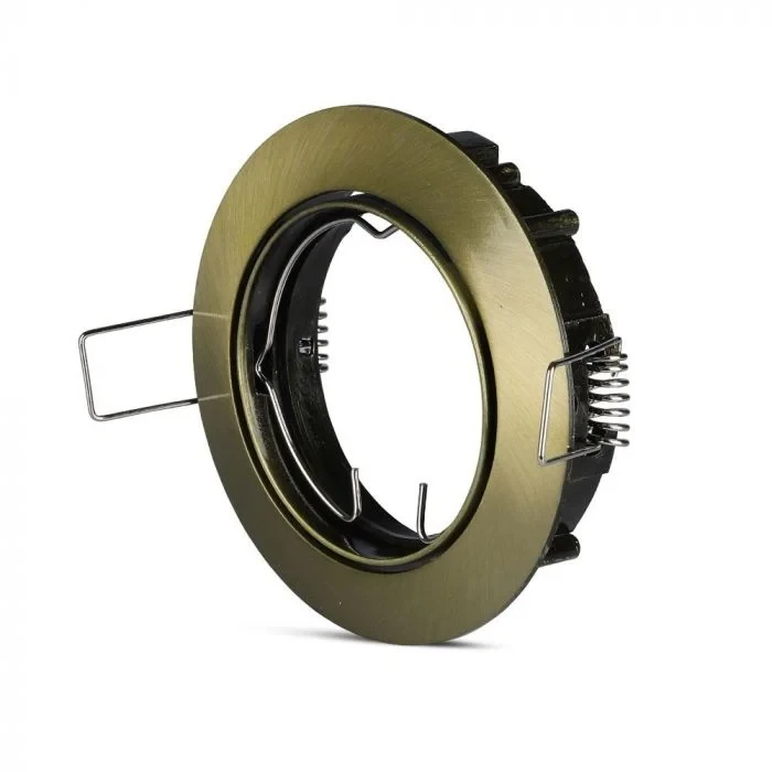 V-TAC GU10 Armatuur Rond | Goud