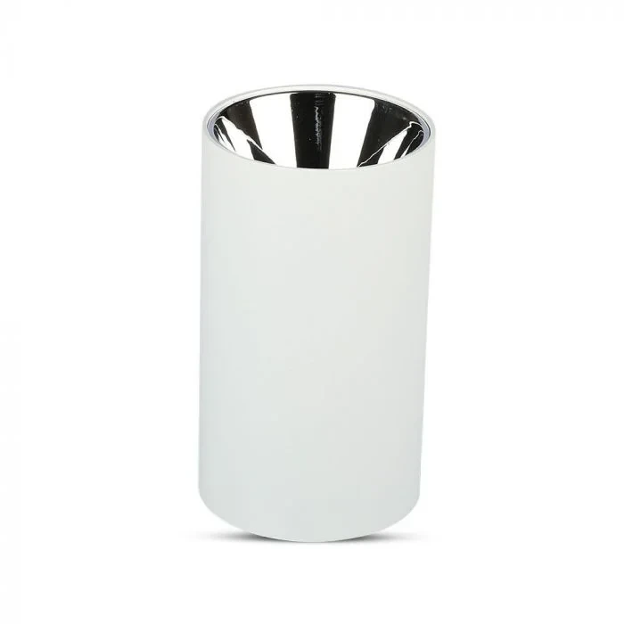 V-TAC GU10 Armatuur Rond | Wit & Chroom