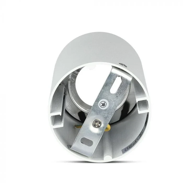 V-TAC GU10 Armatuur Rond | Wit & Chroom