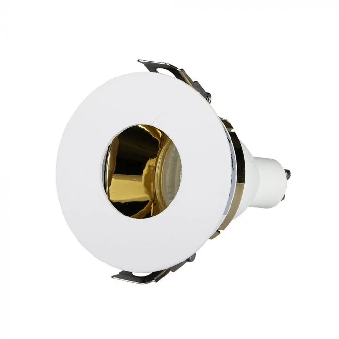 V-TAC GU10 Armatuur Rond, Wit & Goud
