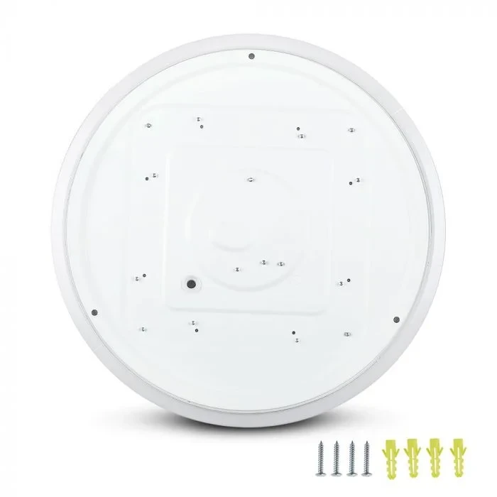 LED Dome Lamp, 18W, 300mm, CCT 3-in-1, Rond, Melkwitte Deksel