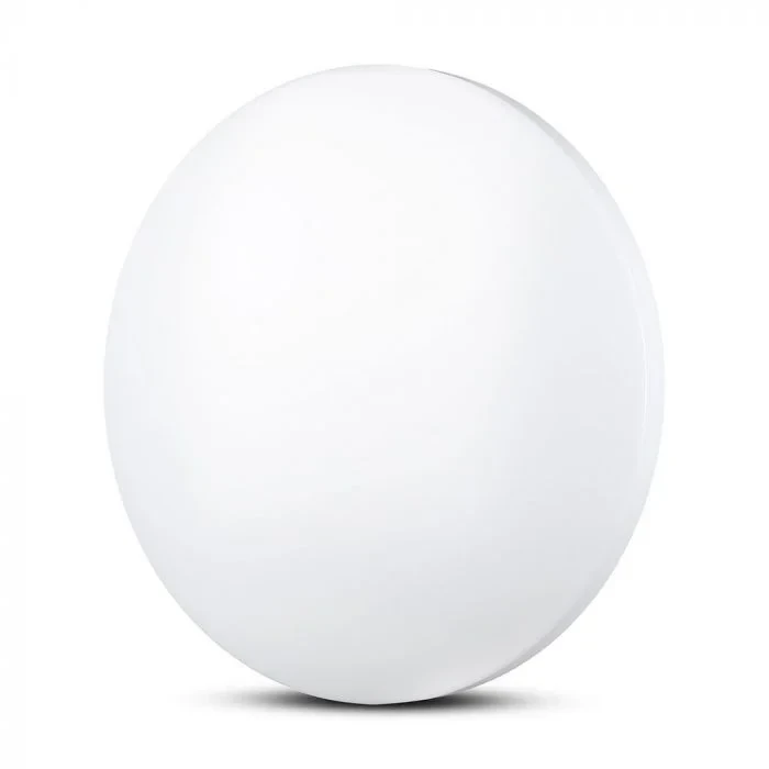 LED Dome Lamp, 12W, CCT Instelbaar, Melkwitte Deksel