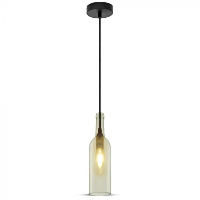 Fles Hanglamp, E14, Transparant