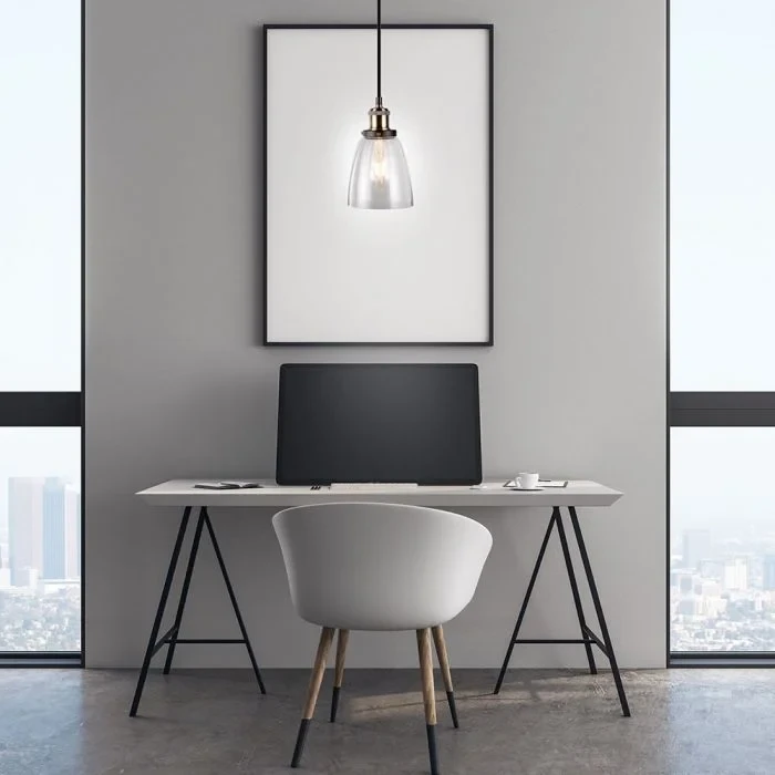 Glas Hanglamp, E27, Transparant
