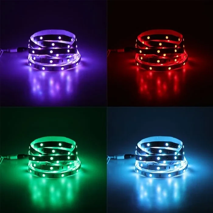 LED Strip Kit, 4W/m, IP65, 5 meter, EU Plug
