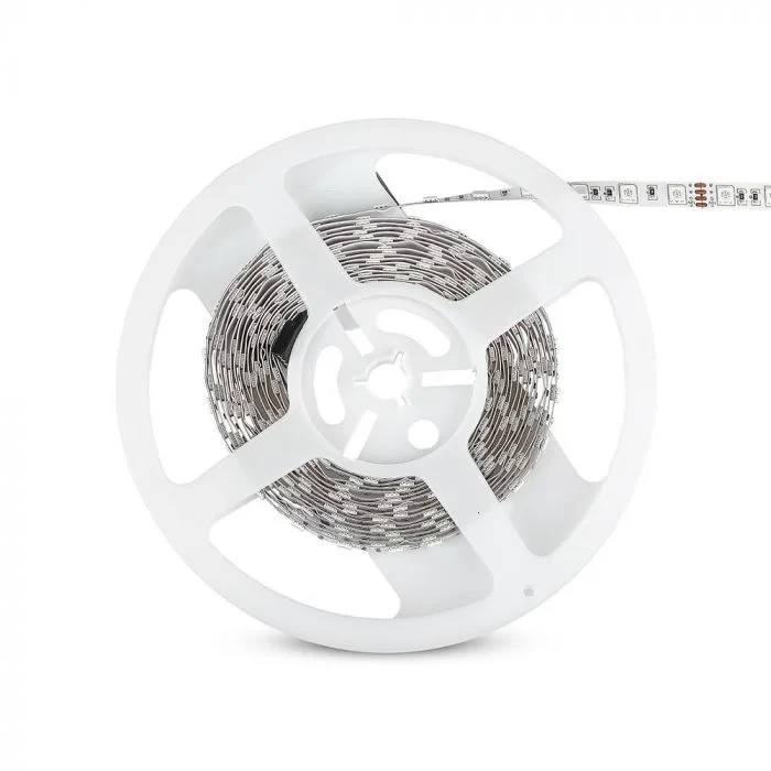 LED Strip 5 meter, 11W/m, 6500K Daglichtwit, IP65, 12V