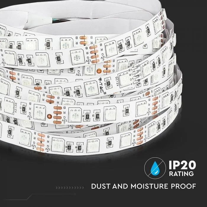 LED Strip, RGB, 7W/m, IP20, 12V