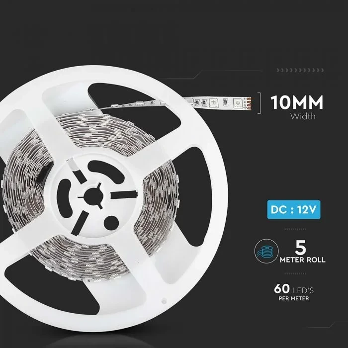 LED Strip 5 meter, 11W, Groen, IP20, 24V