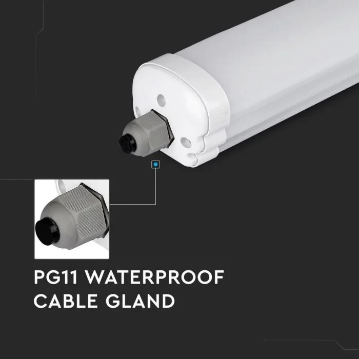 LED Waterdicht Armatuur, 36W, G-Series, 120cm, 4000K Neutraal Wit