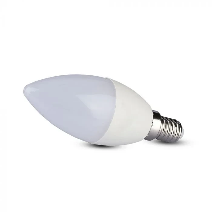 LED Kaarslamp, E14, 5.5W, 6400K Koud Wit, 470 lumen